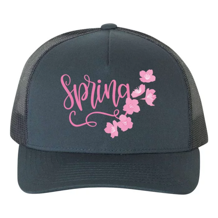 Spring Flower Yupoong Adult 5-Panel Trucker Hat