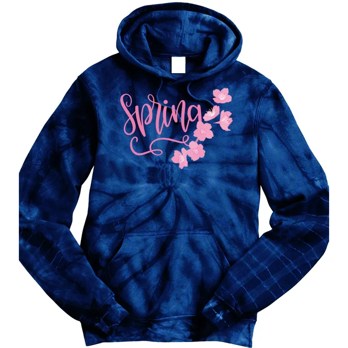 Spring Flower Tie Dye Hoodie