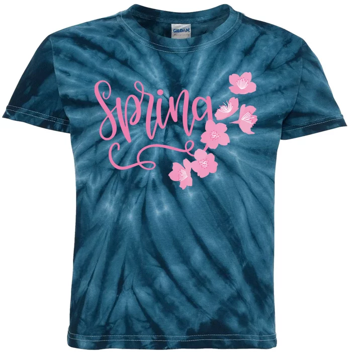 Spring Flower Kids Tie-Dye T-Shirt