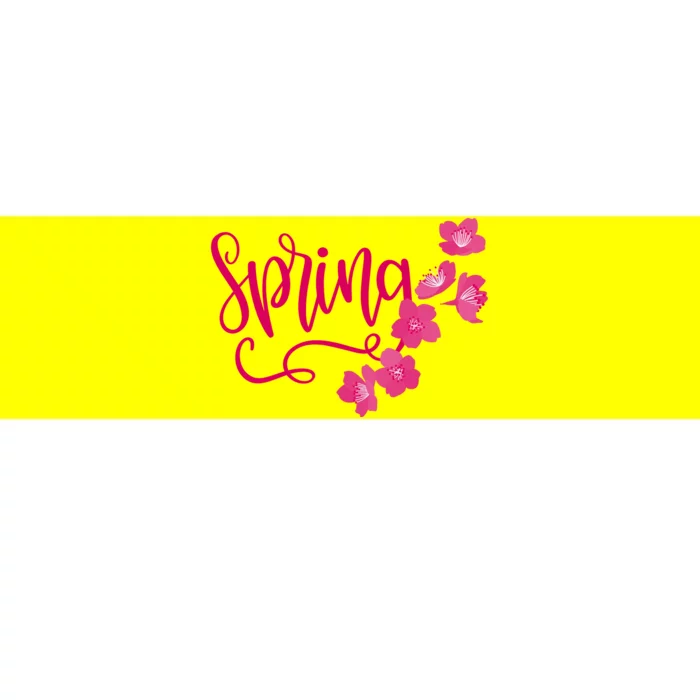 Spring Flower Bumper Sticker