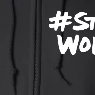 #Staywoke Funny Stay Woke Meme Full Zip Hoodie