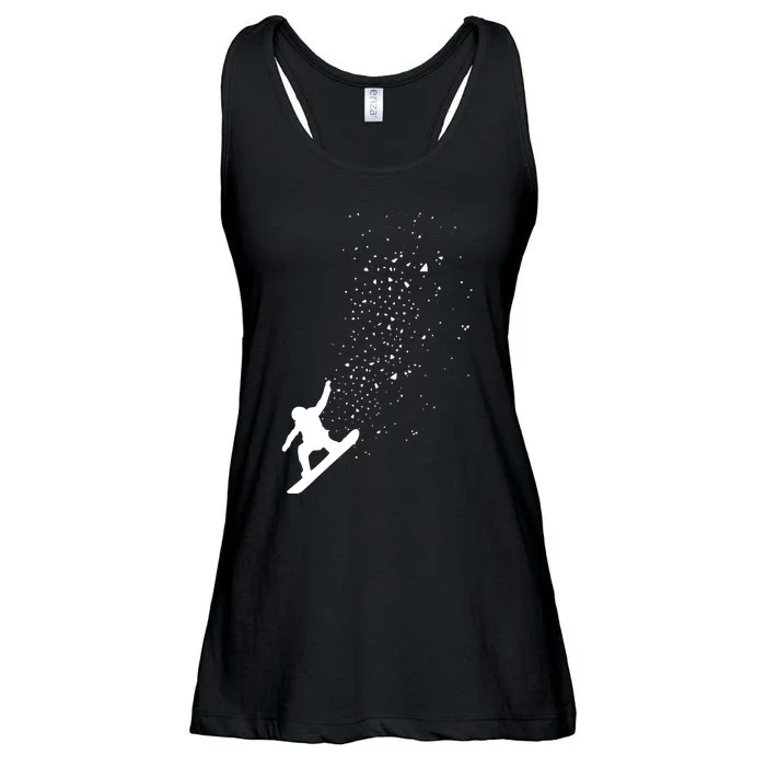 Snowboard Freestyle Snowboarding Snowboarder Gift Ladies Essential Flowy Tank