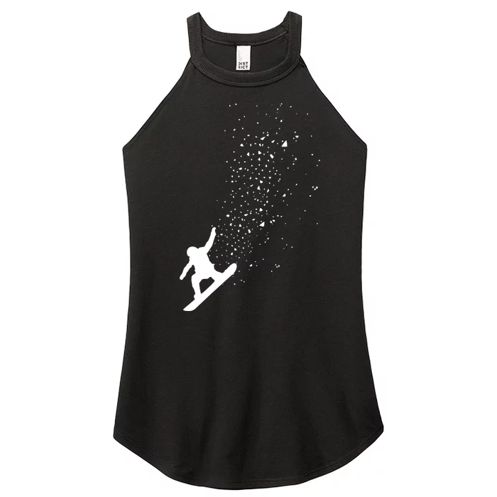 Snowboard Freestyle Snowboarding Snowboarder Gift Women’s Perfect Tri Rocker Tank