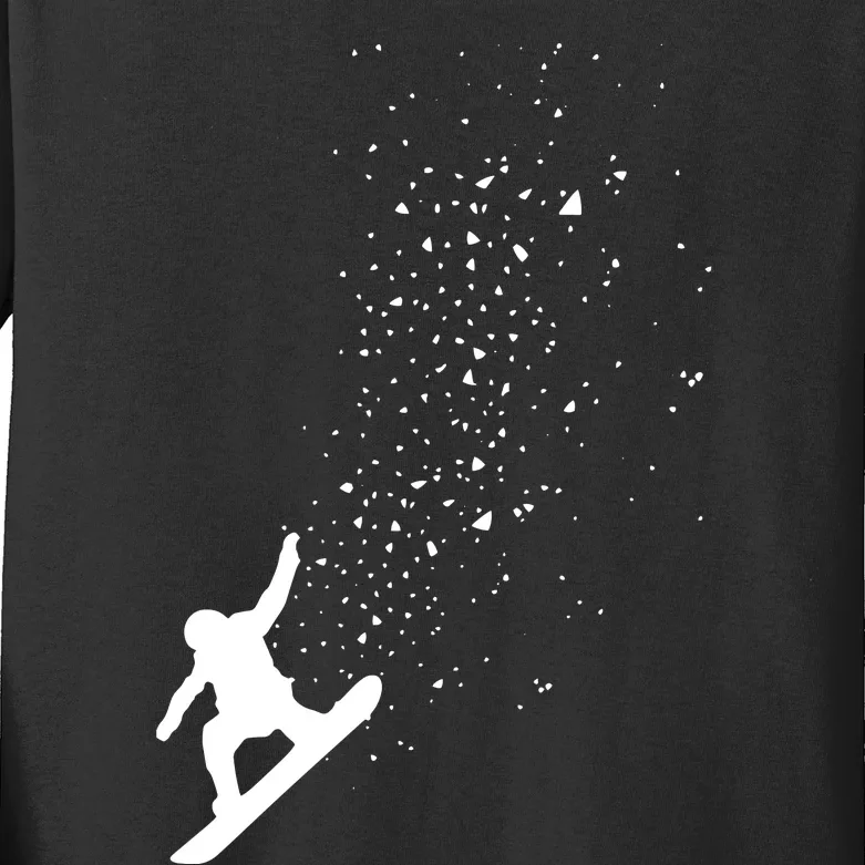 Snowboard Freestyle Snowboarding Snowboarder Gift Kids Long Sleeve Shirt