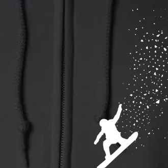 Snowboard Freestyle Snowboarding Snowboarder Gift Full Zip Hoodie