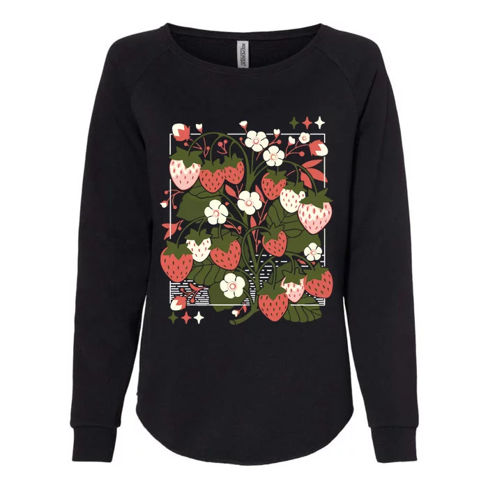 Strawberry Fields Womens California Wash Sweatshirt