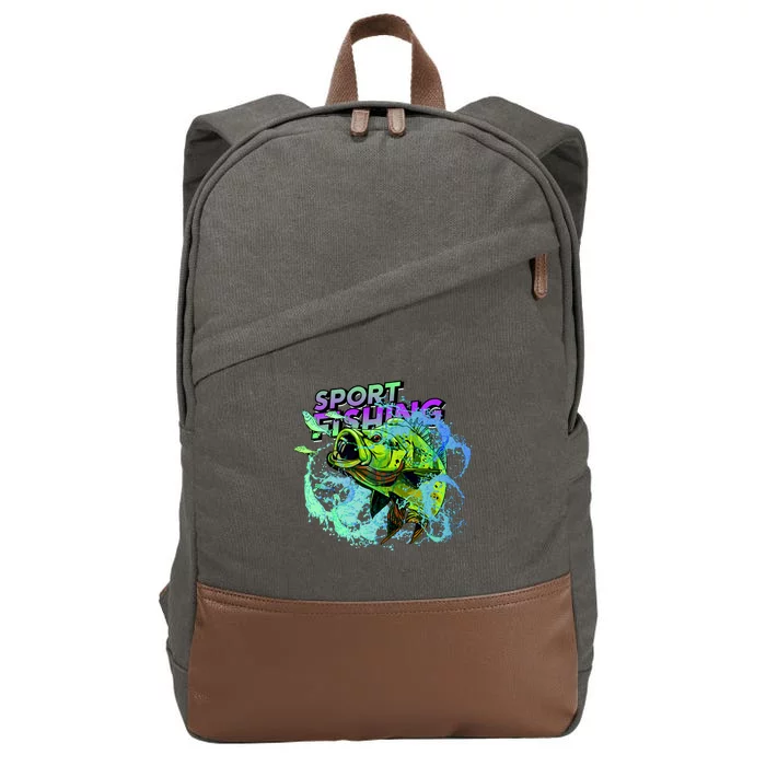 Sport Fishing Cotton Canvas Backpack