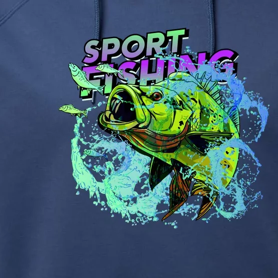 Sport Fishing Performance Fleece Hoodie