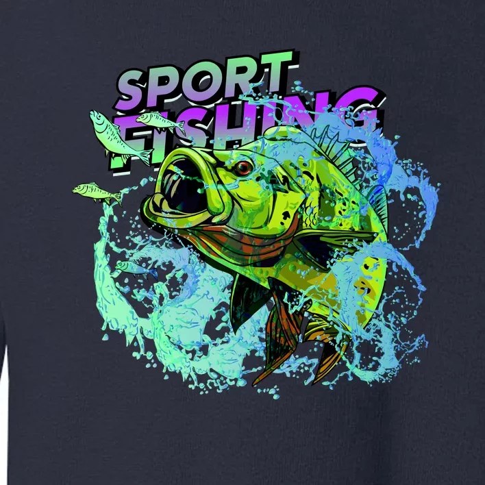 Sport Fishing Toddler Sweatshirt