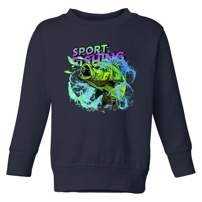 Sport Fishing Toddler Sweatshirt