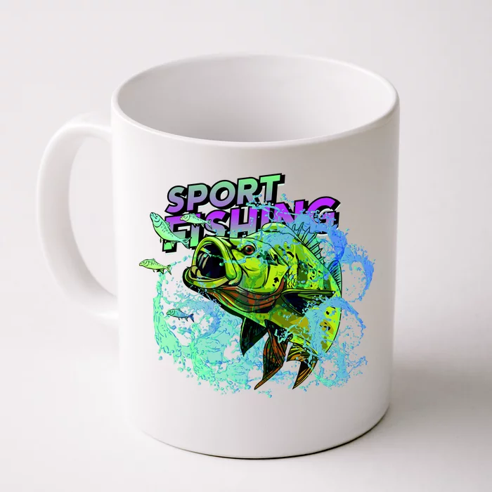 Sport Fishing Front & Back Coffee Mug