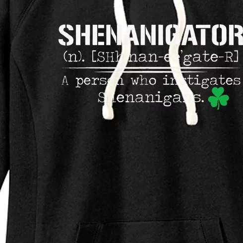 Shenanigator Funny Saint Patrick's Day Gift Women's Fleece Hoodie