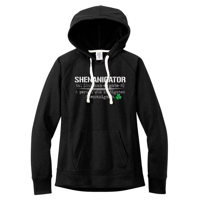 Shenanigator Funny Saint Patrick's Day Gift Women's Fleece Hoodie