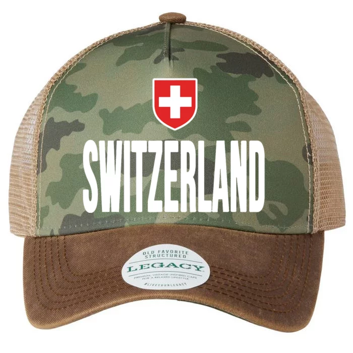 Swiss Flag Switzerland Souvenir Schweiz Gift Suisse Svizzera Legacy Tie Dye Trucker Hat