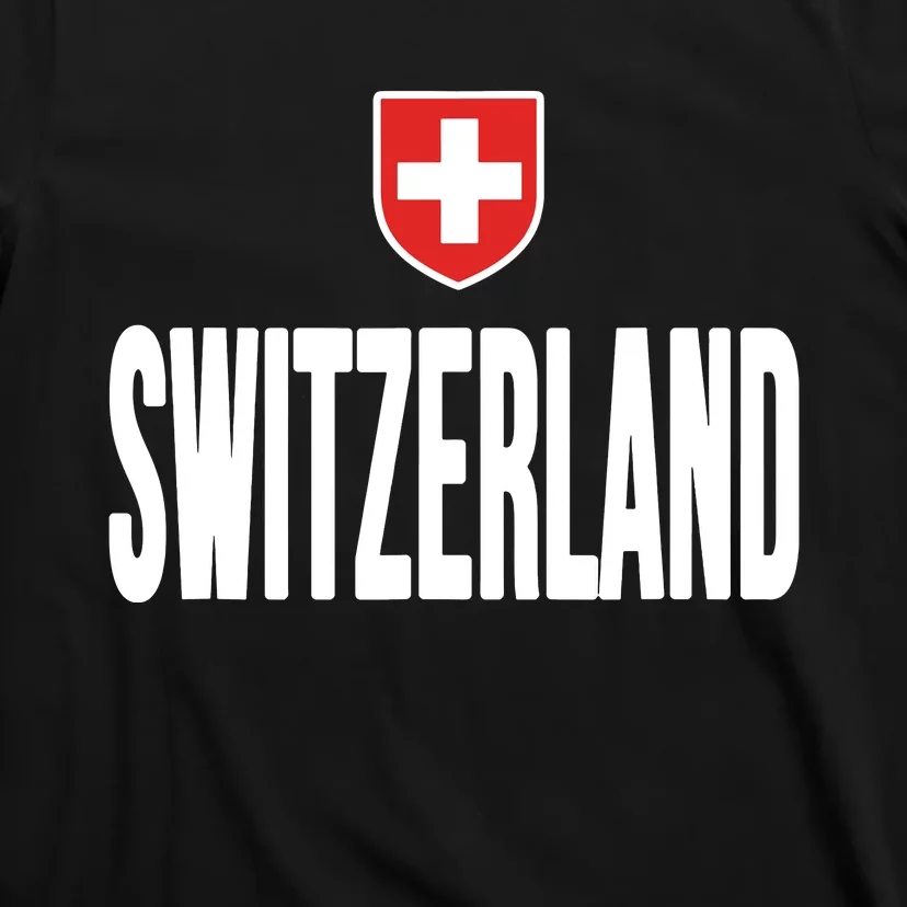 Swiss Flag Switzerland Souvenir Schweiz Gift Suisse Svizzera T-Shirt