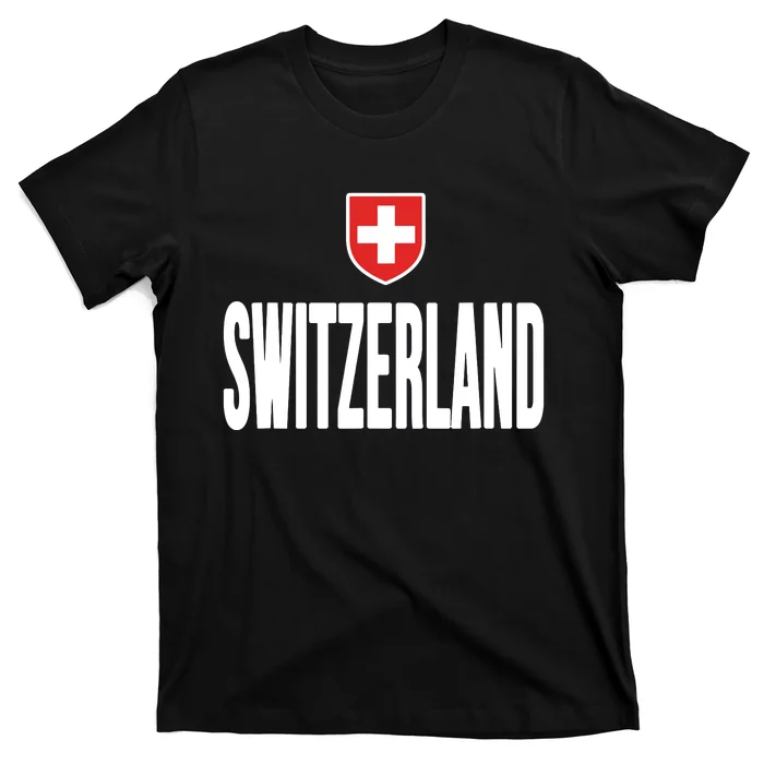 Swiss Flag Switzerland Souvenir Schweiz Gift Suisse Svizzera T-Shirt