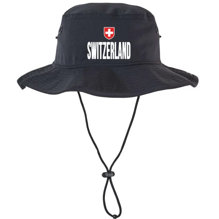 Swiss Flag Switzerland Souvenir Schweiz Gift Suisse Svizzera Legacy Cool Fit Booney Bucket Hat