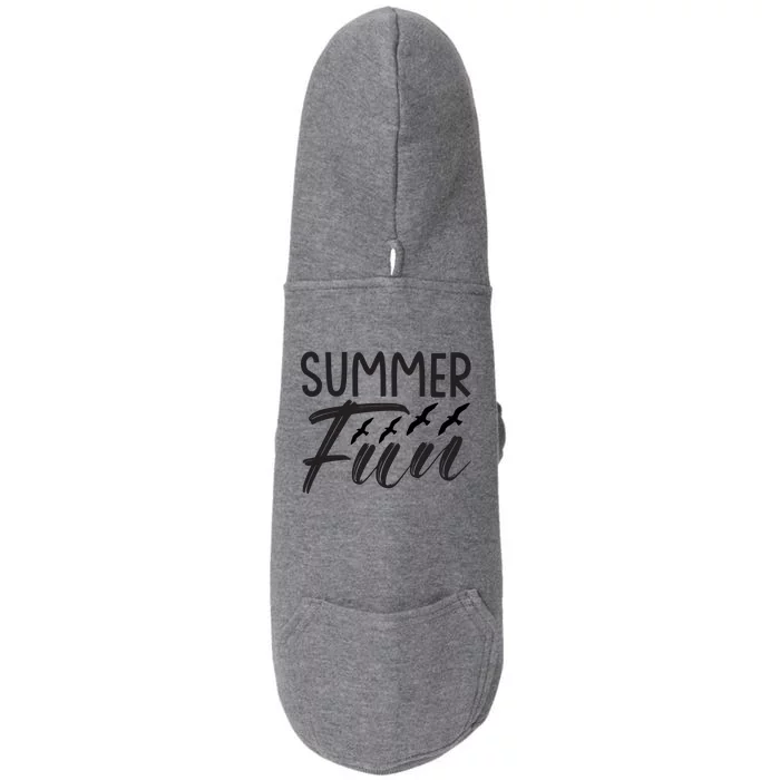 Summer Fun Doggie 3-End Fleece Hoodie