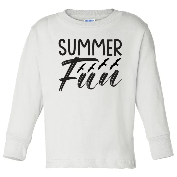 Summer Fun Toddler Long Sleeve Shirt