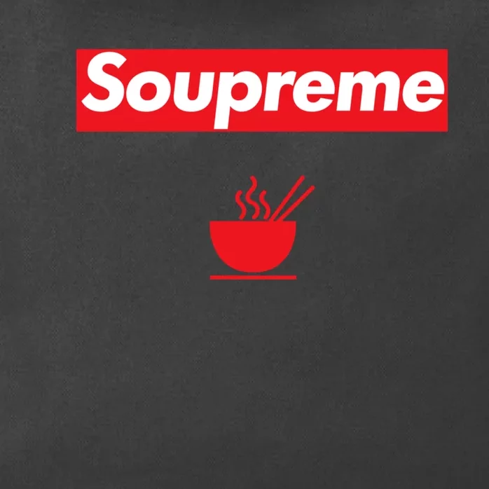 Soupreme Funny Soupreme Zip Tote Bag