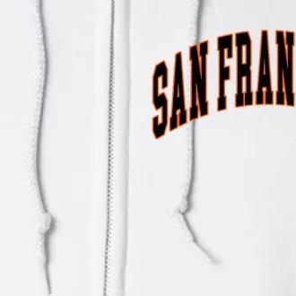 San Francisco Full Zip Hoodie