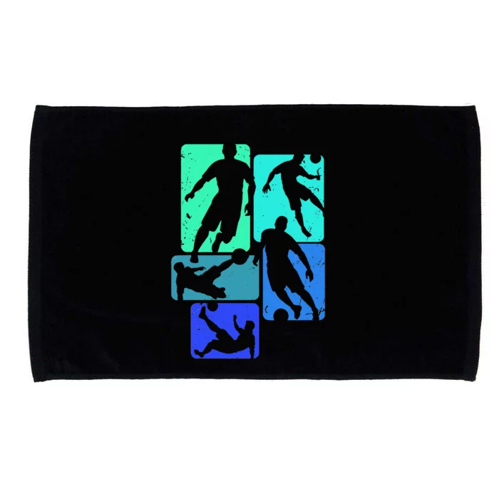 Soccer For Soccer Player Retro Soccer Microfiber Hand Towel