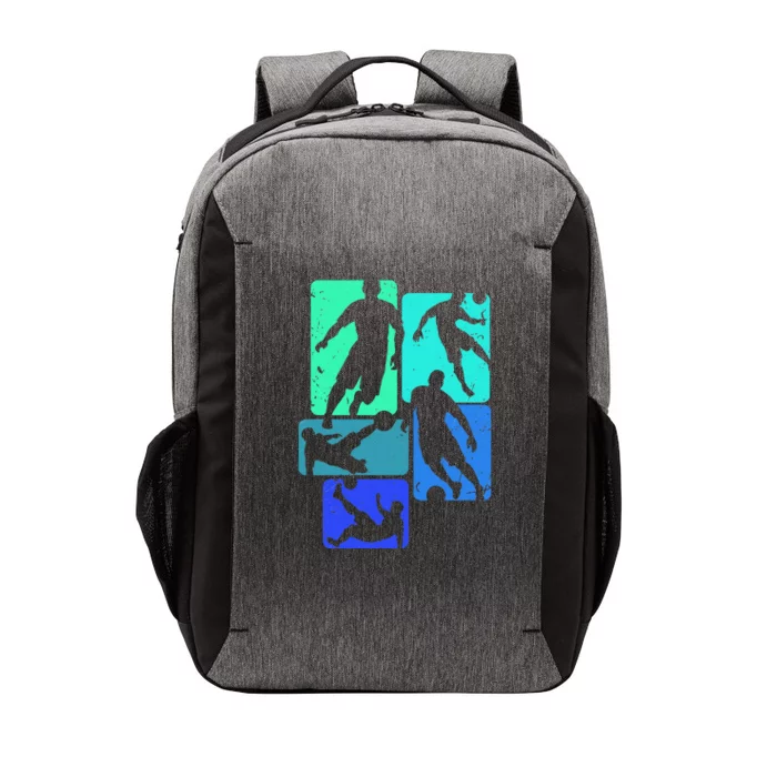 Soccer For Soccer Player Retro Soccer Vector Backpack