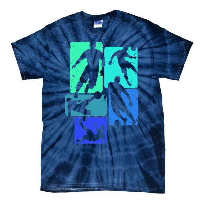 Soccer For Soccer Player Retro Soccer Tie-Dye T-Shirt