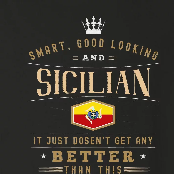 Sicily Flag Souvenirs For Sicilians Toddler Long Sleeve Shirt