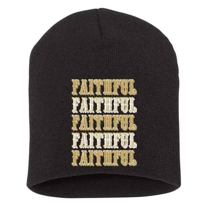 San Francisco Sunday Faithful Short Acrylic Beanie