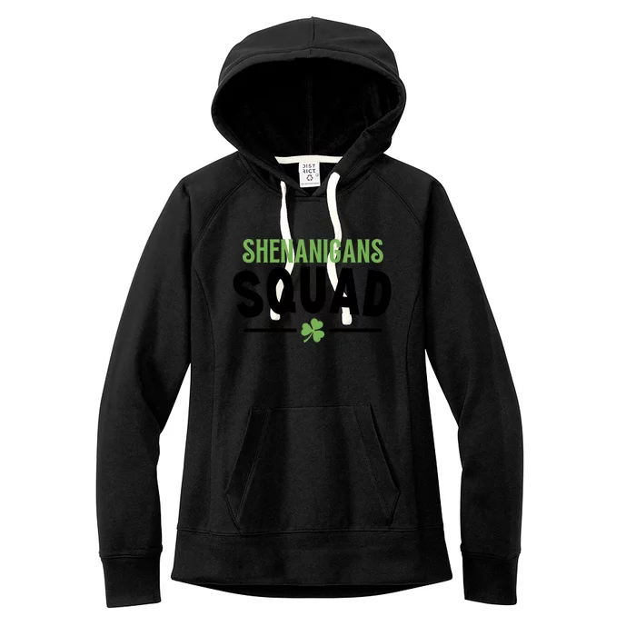 Shenanigans Squad St Patricks Day Women's Fleece Hoodie