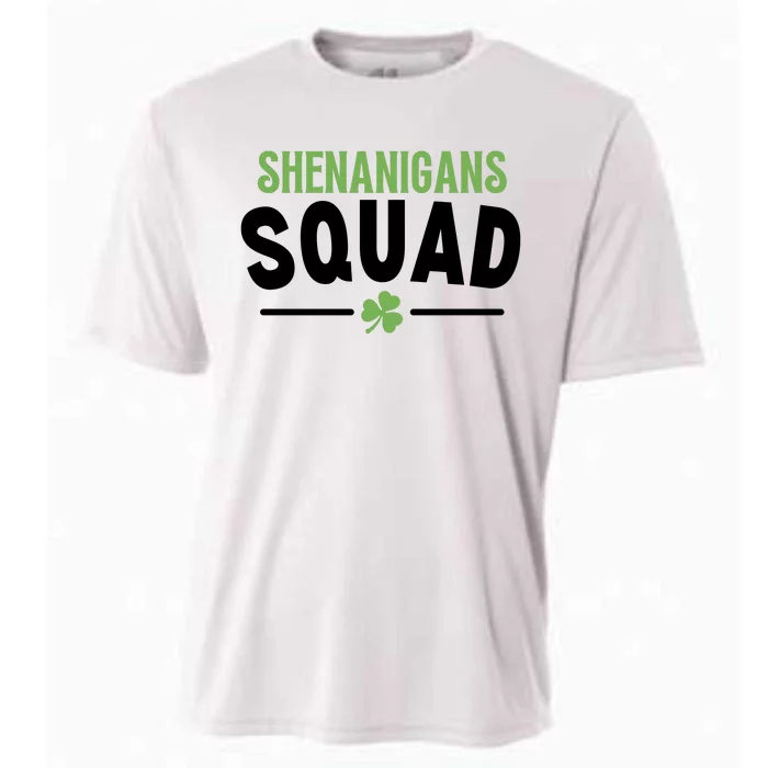 Shenanigans Squad St Patricks Day Cooling Performance Crew T-Shirt