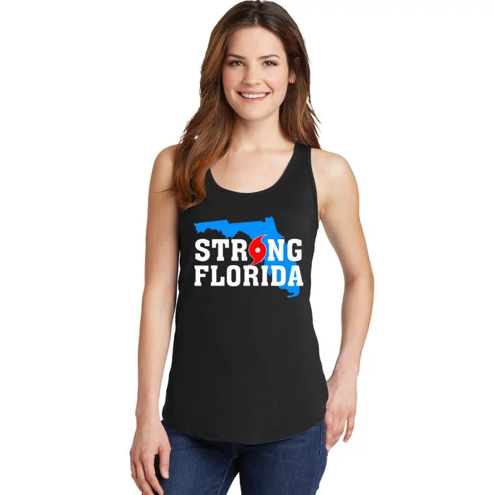 Strong Florida Support Map Ladies Essential Tank