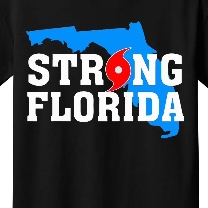 Strong Florida Support Map Kids T-Shirt