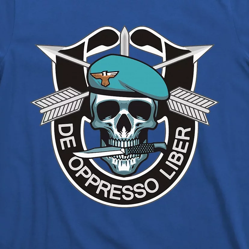 Special Forces Skull De Oppresso Liber T-Shirt