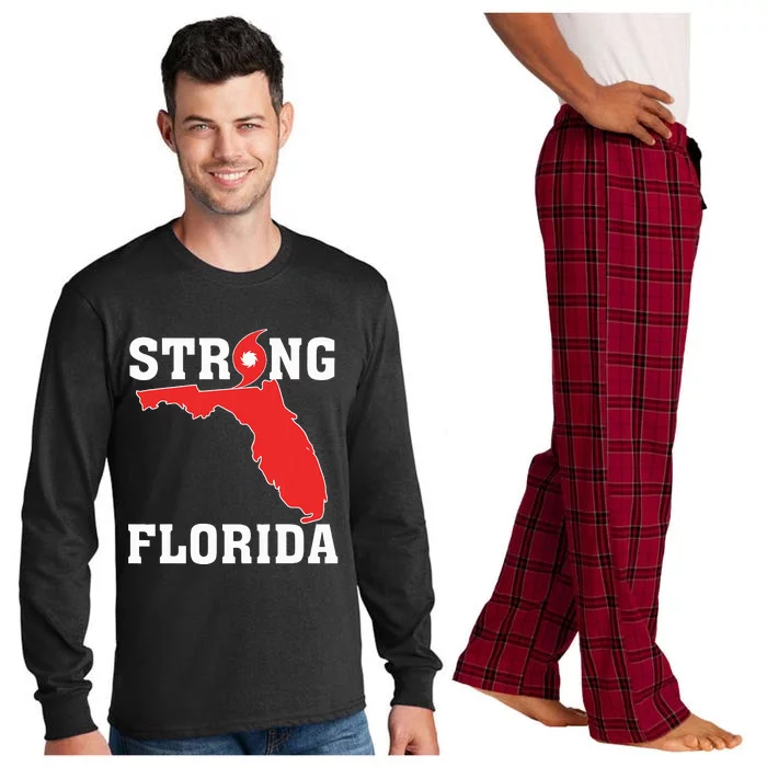 Strong Florida Support Long Sleeve Pajama Set