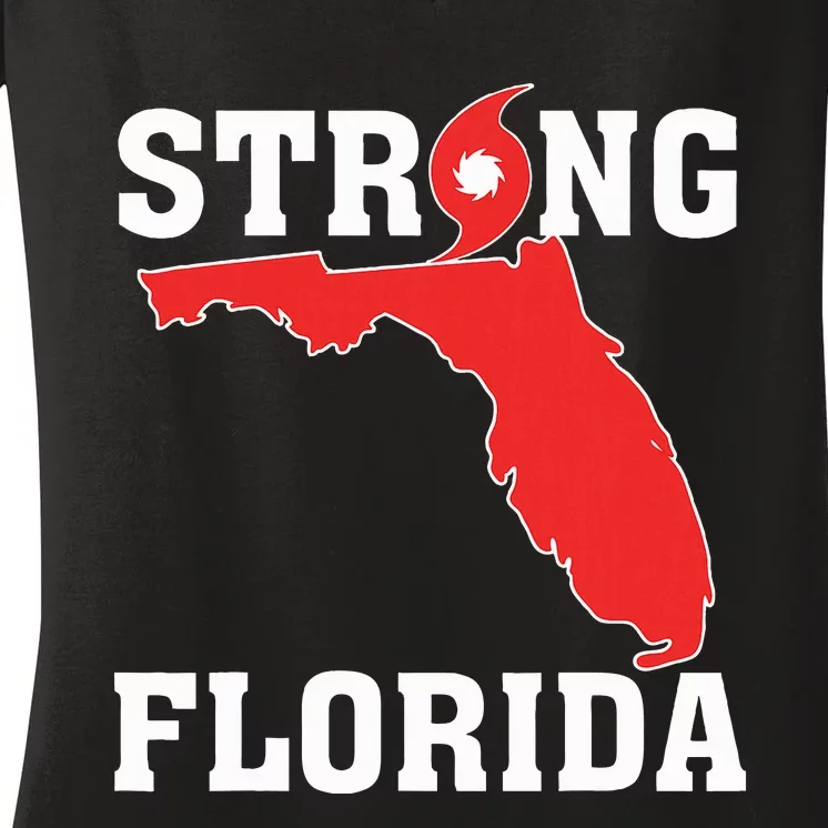 Strong Florida Support Women's V-Neck T-Shirt