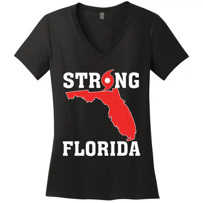 Strong Florida Support Women's V-Neck T-Shirt