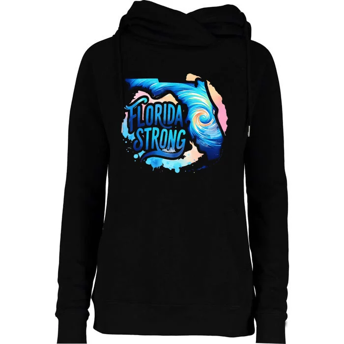 Support Florida Stay Western Strong Florida S.T.A.T.E Womens Funnel Neck Pullover Hood