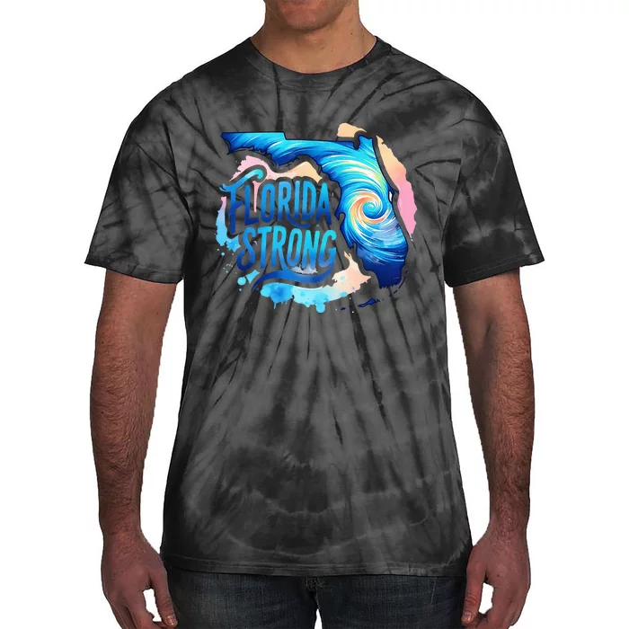 Support Florida Stay Western Strong Florida S.T.A.T.E Tie-Dye T-Shirt