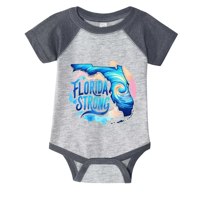 Support Florida Stay Western Strong Florida S.T.A.T.E Infant Baby Jersey Bodysuit