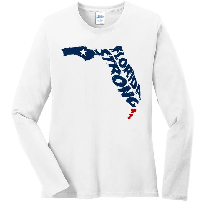 Support Florida Stay Western Strong Florida S.T.A.T.E Ladies Long Sleeve Shirt