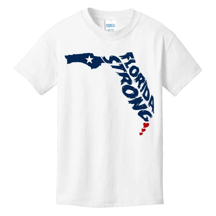 Support Florida Stay Western Strong Florida S.T.A.T.E Kids T-Shirt