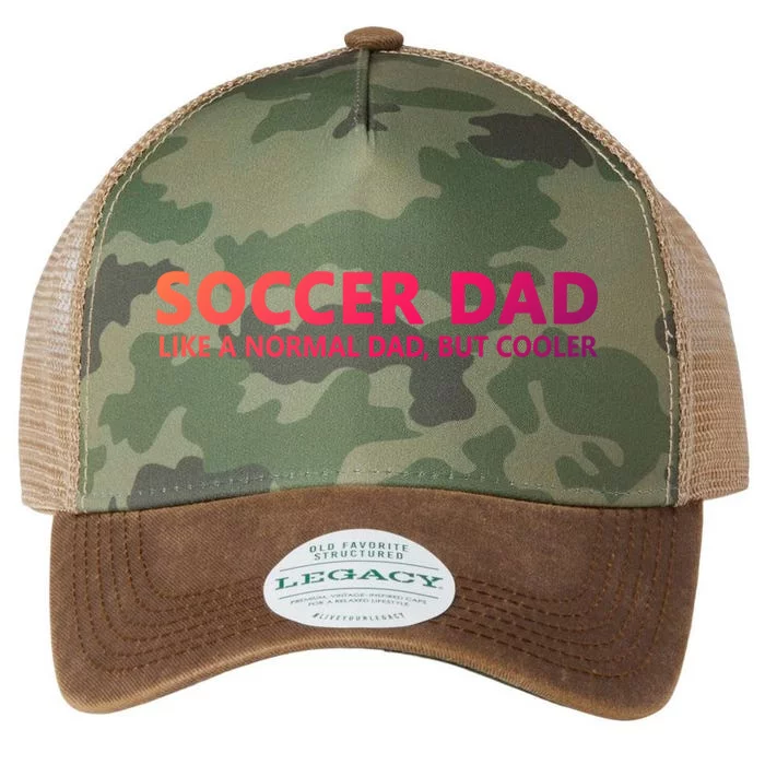 Soccer Father Soccer Dad Cool Gift Legacy Tie Dye Trucker Hat