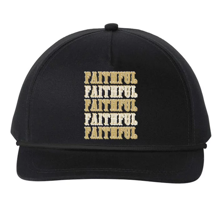 San Francisco Sunday Faithful Snapback Five-Panel Rope Hat