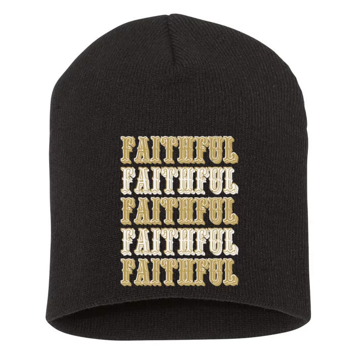 San Francisco Sunday Faithful Short Acrylic Beanie