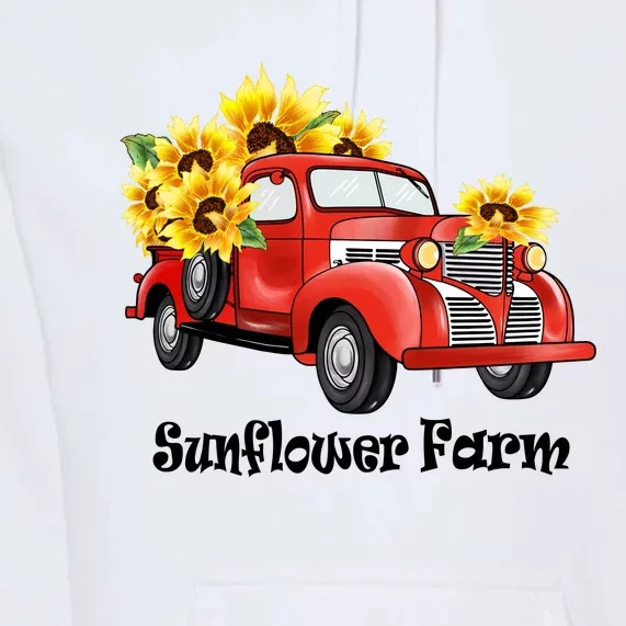 Sunflower Farm Sublimation Premium Hoodie