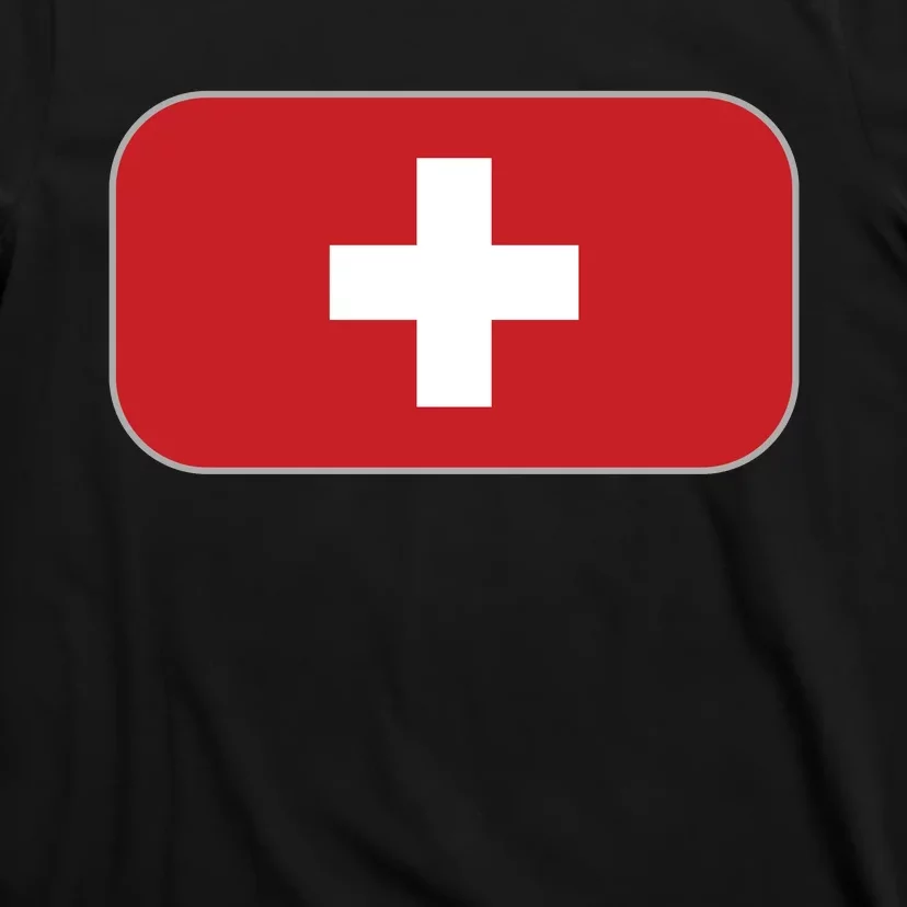 Switzerland Flag Soccer Team World Cup 2022 Swiss Flag T-Shirt