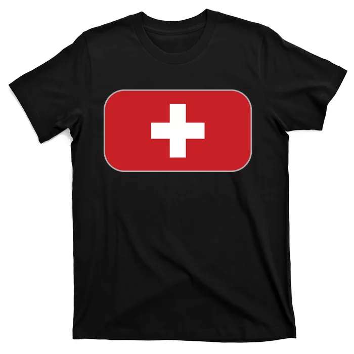 Switzerland Flag Soccer Team World Cup 2022 Swiss Flag T-Shirt