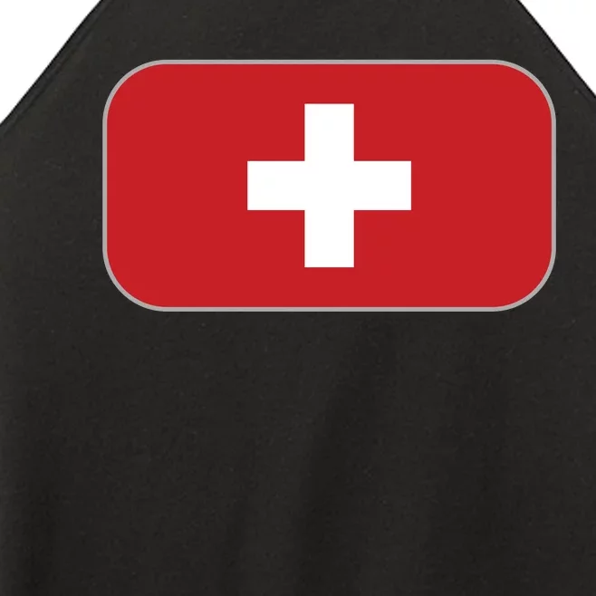 Switzerland Flag Soccer Team World Cup 2022 Swiss Flag Women’s Perfect Tri Rocker Tank